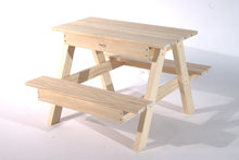 Load image into Gallery viewer, handmade wooden sensory play table mud kitchen Australia picnic table