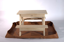 Load image into Gallery viewer, handmade wooden sensory play table mud kitchen Australia picnic table