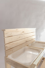 Load image into Gallery viewer, handmade wooden sensory play table mud kitchen Australia