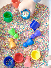 Load image into Gallery viewer, Wooden Rainbow People in Bowls