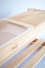 Load image into Gallery viewer, handmade wooden sensory play table Australia mud kitchen water play