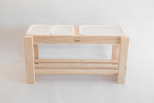 Load image into Gallery viewer, handmade wooden sensory play table Australia mud kitchen water play