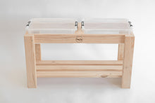 Load image into Gallery viewer, handmade wooden sensory play table Australia mud kitchen water play