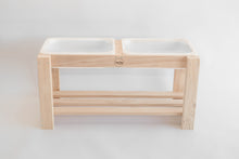 Load image into Gallery viewer, handmade wooden sensory play table Australia mud kitchen water play