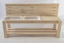 Load image into Gallery viewer, handmade wooden sensory play table Australia mud kitchen
