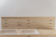 Load image into Gallery viewer, handmade wooden sensory play table Australia mud kitchen