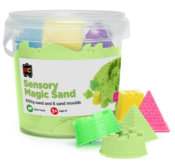 Sensory Magic Sand with moulds 600g Sensory Magic Sand with moulds 600g