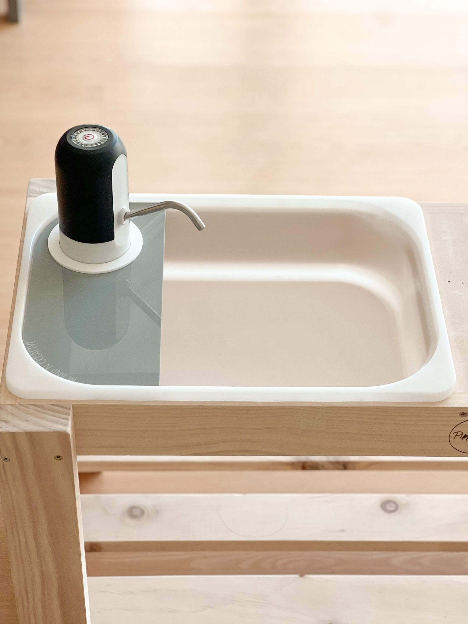 Trofast sink insert, water pump play, Sink Board, Flisat sink, Water play  activity.