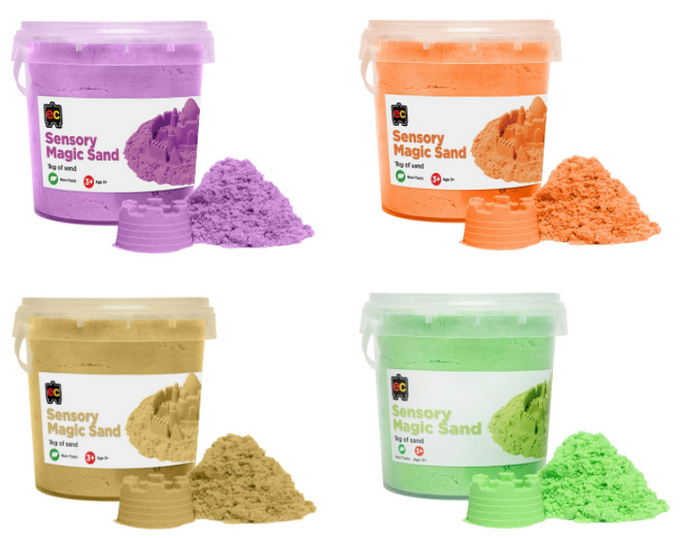 Sensory Magic Sand with Moulds - 600g