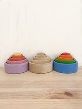 Load image into Gallery viewer, Stacking/Nesting bowls - Set of 5 (Assorted Colours)
